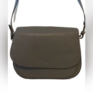 Marc Jacobs  EUC  Rider
Gray Genuine Leather
Crossbody Shoulder Bag